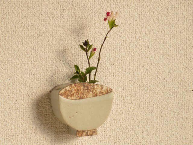 うつわの壁飾り(飯碗・白・ミニ)の画像1枚目