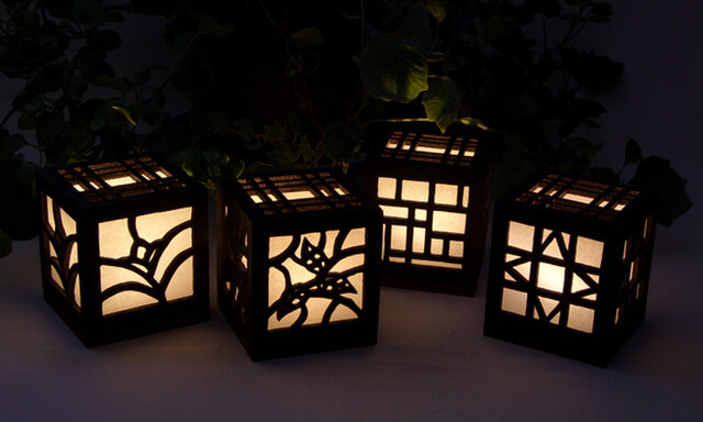 古民家 行灯 KAD300-051 角行灯「匠」 M300サイズ 和紙+プレートタイプ 文字