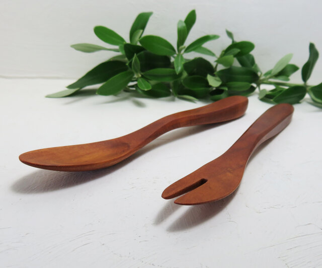 甘味用スプーン＆フォークセット | iichi 日々の暮らしを心地よくする