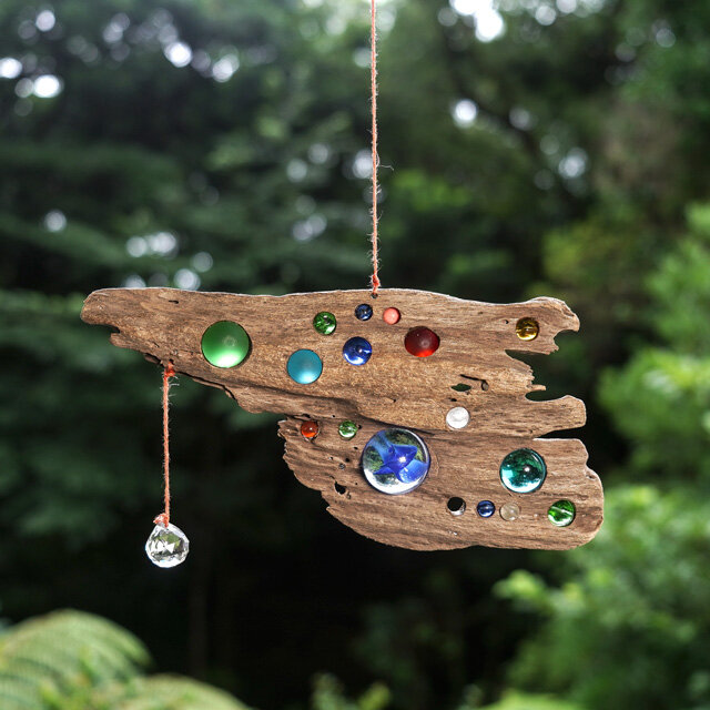 #５流木のサンキャッチャー&モビール