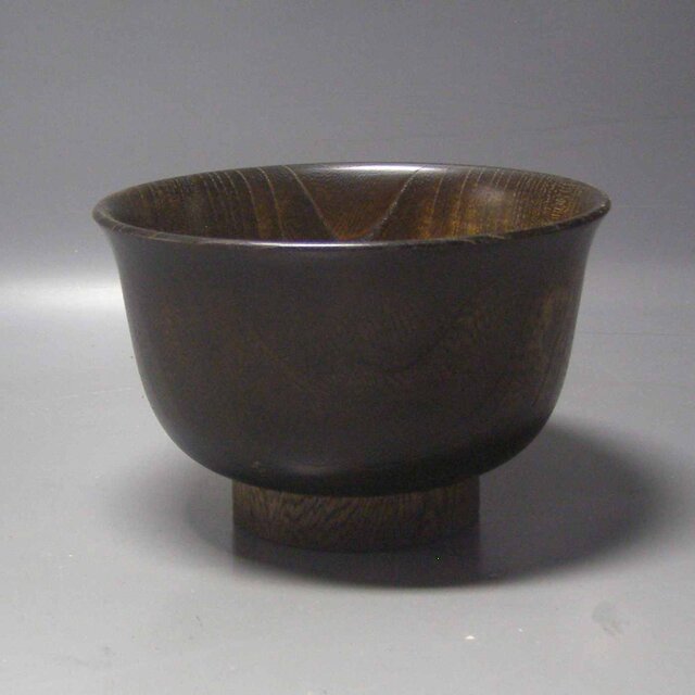 欅黒漆染拭き漆椀
