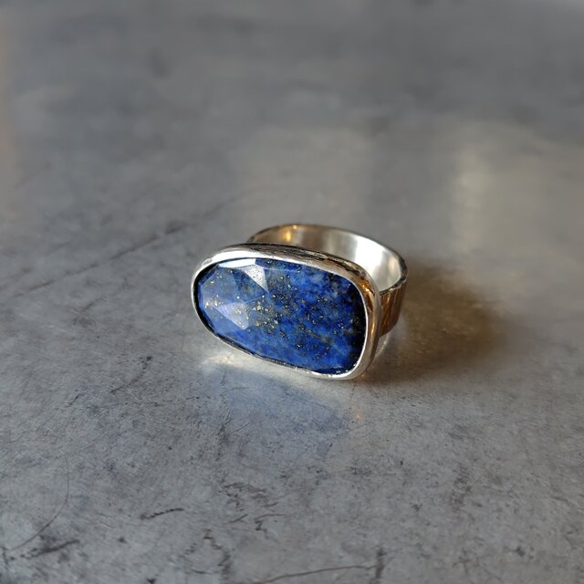 ◆sale◆ラピスラズリシルバーリング#13.5〜14
