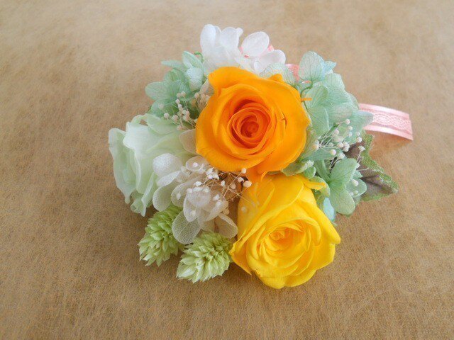 SALE!50%OFF!【プリザ】コサージュ No.6の画像1枚目