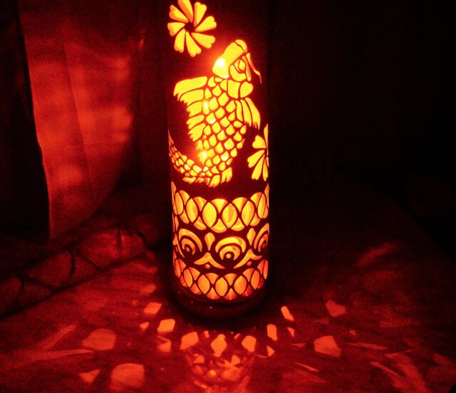 竹灯り 〜滝登り〜 竹灯籠 孟宗竹 | iichi 日々の暮らしを心地よくする