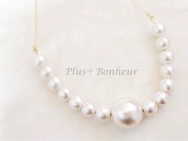 I様ご予約品◆K14GFコットンパールのネックレス◆NO.1◆の画像1枚目