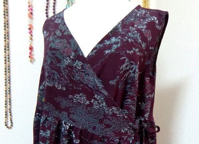 〔sale!〕着物からオシドリ模様のチュニックの画像1枚目