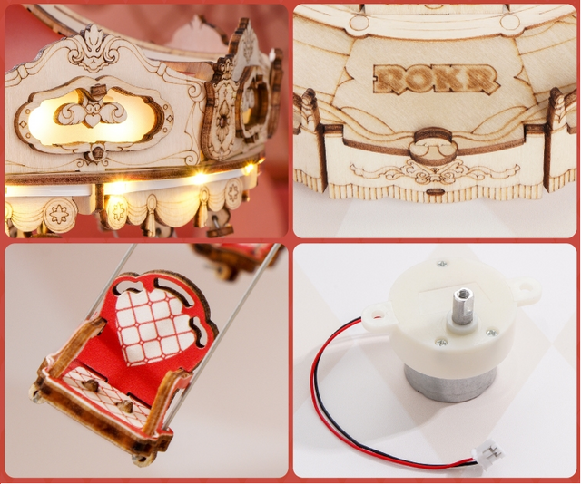 楽しい回転ブランコ」木製ミニチュア ドールハウス ☆完成品☆ | iichi