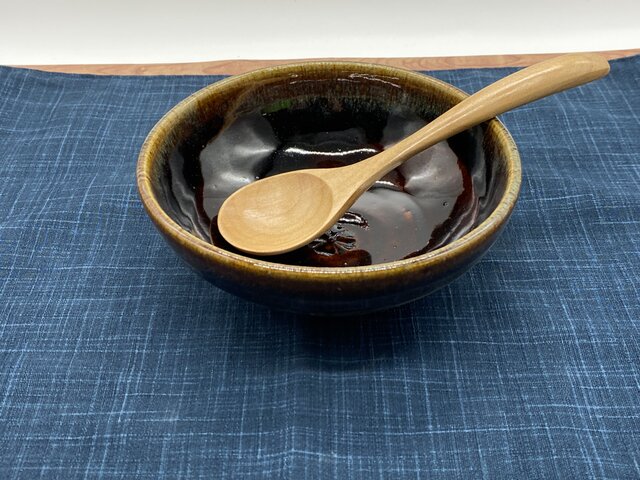 黒飴釉の小鉢 【手仕事 民藝 窯元 和 陶器 茶】 | iichi 日々の