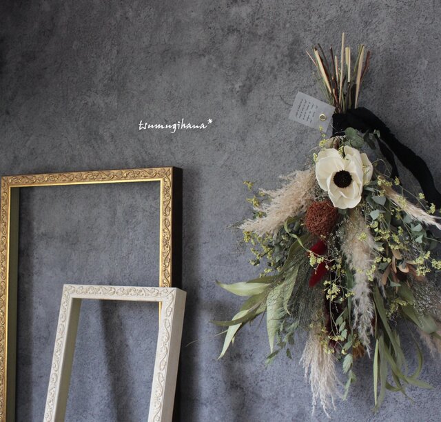 bouquet【ミュシャ】 ソラフラワーのブーケ スワッグ