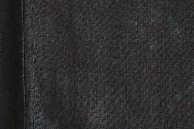 藍染木綿 家紋入り風呂敷 6.30 t0006 家紋入り大風呂敷 筒書き 130×145cm 木綿 藍染 / 古布 古