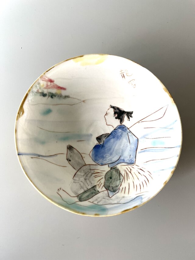 物語皿 浦島太郎の画像1枚目