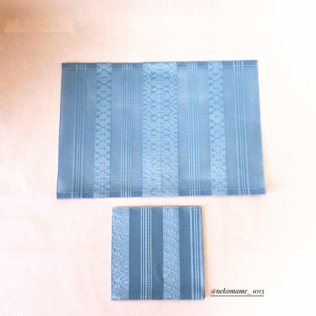 夏帯リメイク ランチョンマット | iichi 日々の暮らしを心地よくする