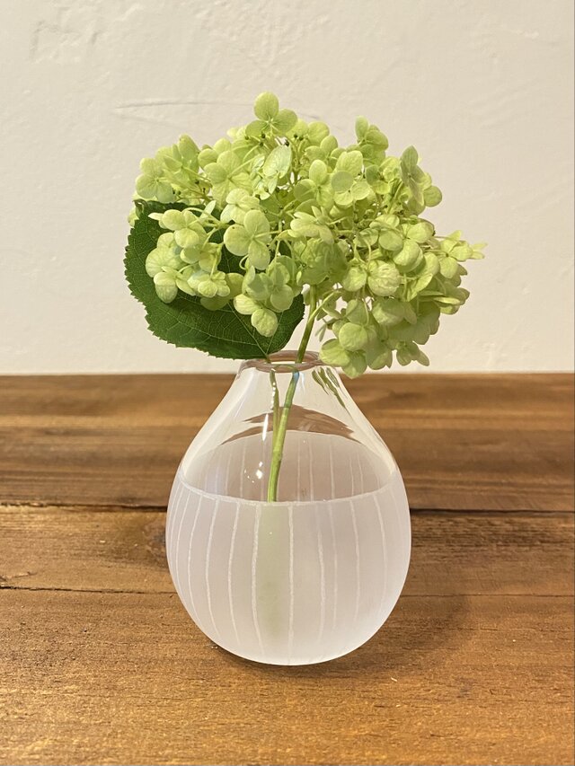 ストライプ一輪挿し