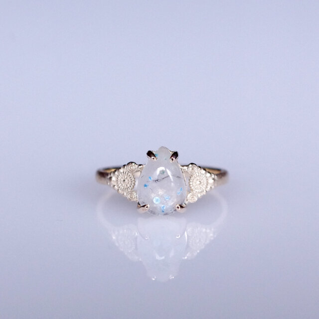 ギラライトインクォーツK10リング MALWA (マルワ)