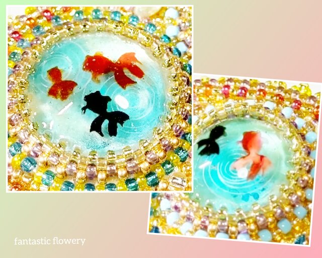 ✽大ぶり✽ビーズ刺繍カボション☆シルバー 楽天市場】MIYUKI ビーズ刺しゅう モール ゴールド・シルバー