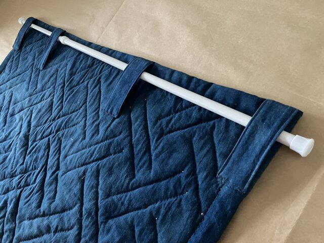 5番ハンドメイド　古布パッチワーク　壁掛け　のれん 幾何学 - 古布パッチワーク のれん タペストリー | iichi 日々の