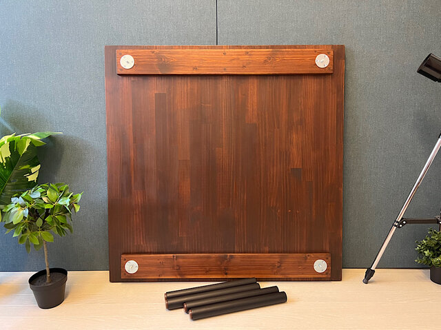 【オーダー】 テーブル 正方形 80cm パイン ウォルナット調 ボルト連結脚 オーダー】 テーブル 正方形 80cm パイン ウォルナット調 ボルト