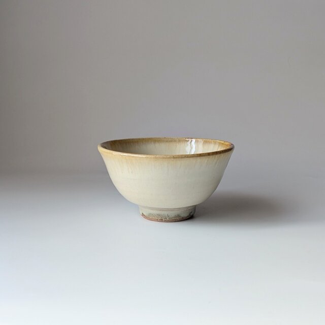 飯茶碗(粉引)　　　【手仕事　民藝　窯元　和 陶器　白】