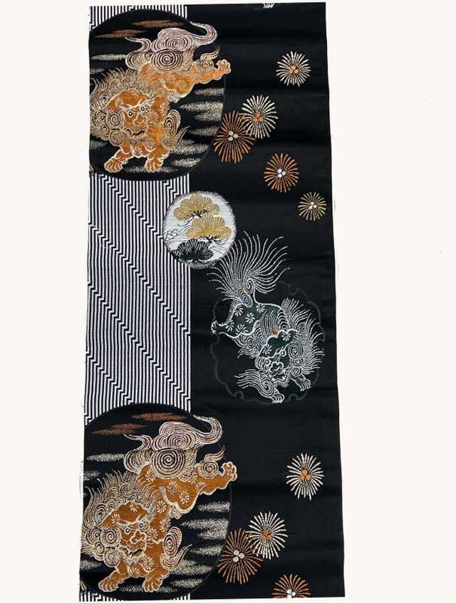名古屋帯 正絹 つづれ織 椿 蕾 着物 obi kimono AO-0218kimonolove