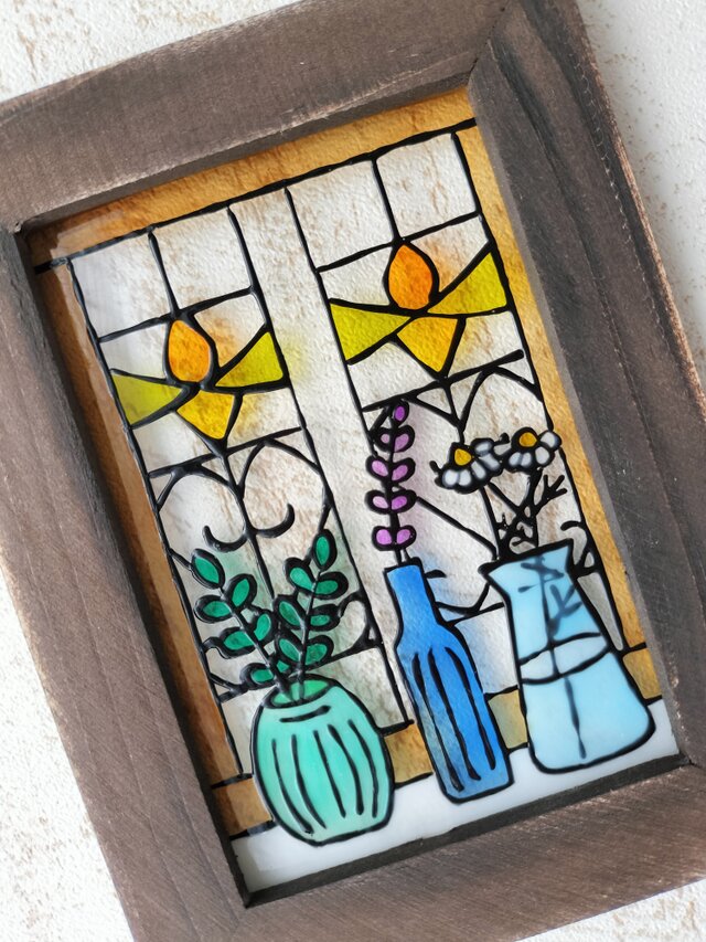 サンプル用 ハンドメイド ステンドグラス フィン 専用 土台 ☆再販決定