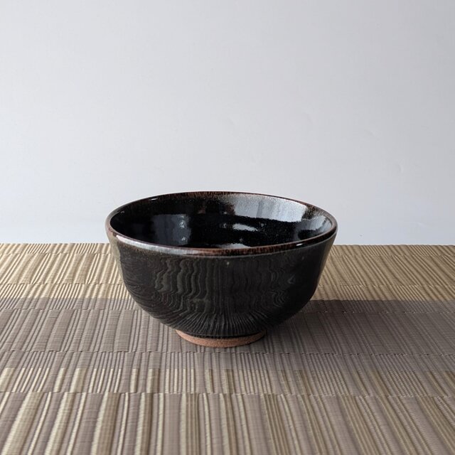 飯茶碗(黒) 【黒茶碗 手仕事 民藝 和 陶器】 | iichi 日々の暮らしを