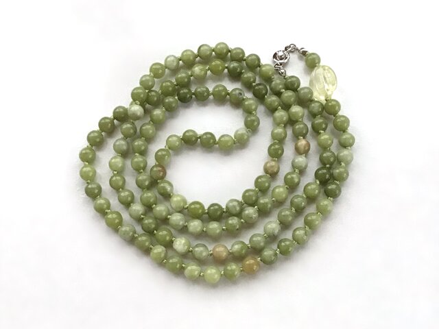 グリーンネックレス［ロングネックレス］【受注制作】／アイドクレース
