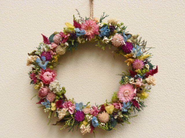 sold 野の花リースの画像1枚目