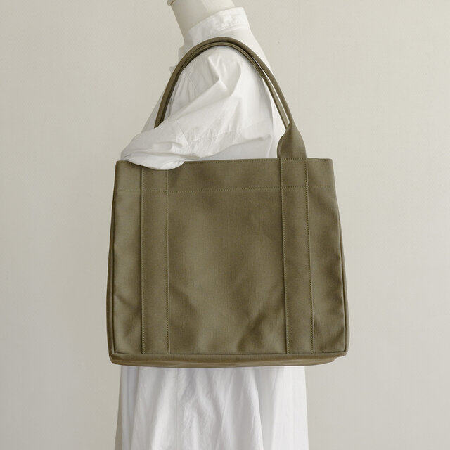 トートバッグ03 BOX オリーブ / 8号帆布