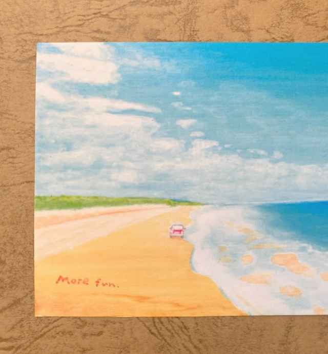 選べる3枚】『More fun』 ポストカード 海 空 絵 絵画 風水 イラスト 水彩画 風景画 海の絵 ハガキ | iichi  日々の暮らしを心地よくするハンドメイドやアンティークのマーケットプレイス