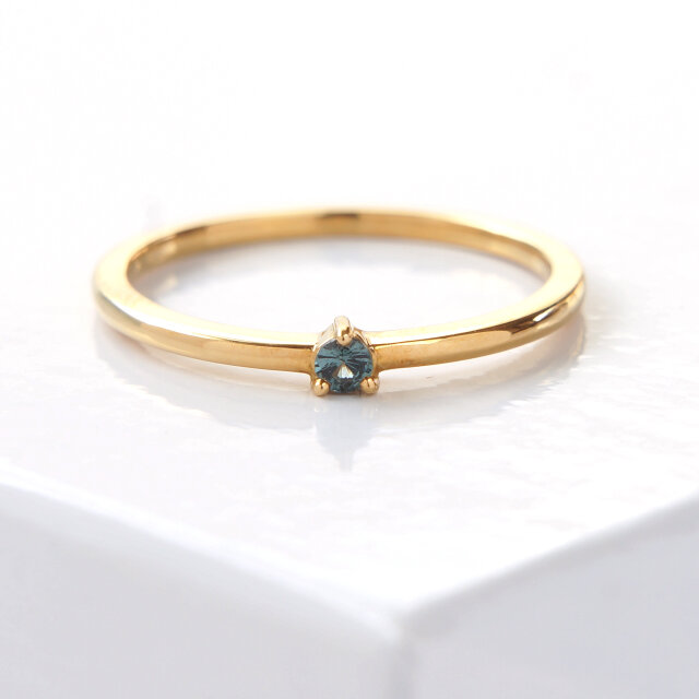 K18YG Bekily blue garnet Ring | iichi 日々の暮らしを心地よくする