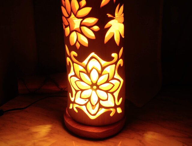 竹灯り・竹あかり・竹灯籠・竹灯篭・竹ランプ ～～ 癒しの灯り☆秋が来