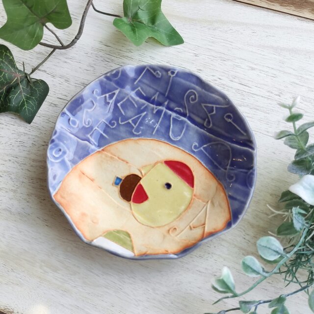 新色【ライラック釉】明るく、楽しく、美味しく！取り皿５　A-UN　2022