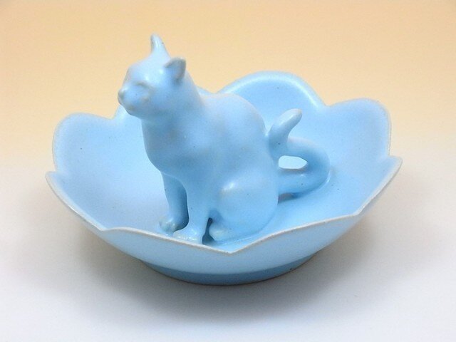 Cat Loverのためのジュエリーディッシュ・アイスブルー25の画像1枚目