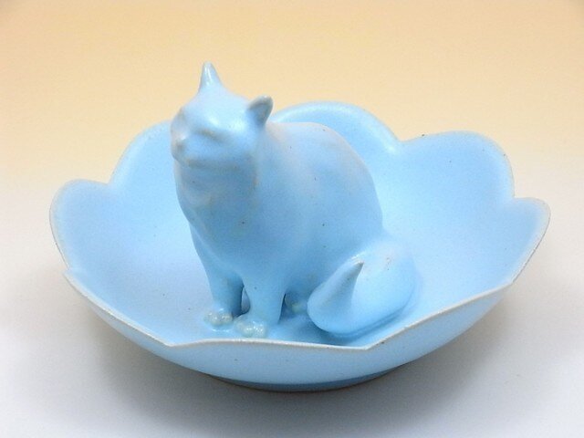 Cat Loverのためのジュエリーディッシュ・アイスブルー27の画像1枚目