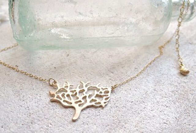 Coral Reef sea necklaceの画像1枚目