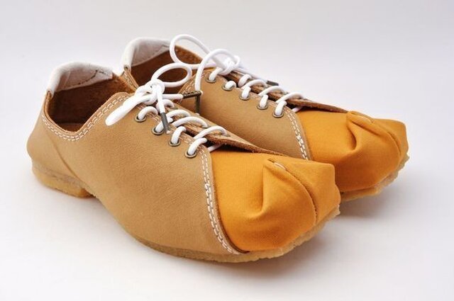 tote sneakers (natural canvas)の画像1枚目