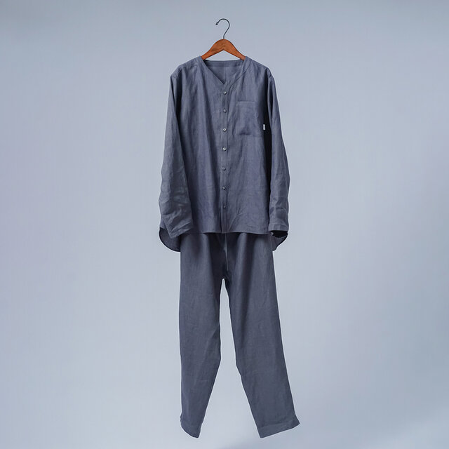 wafu / リネンパジャマ / Mサイズ】 買わないで 睡眠を大切に