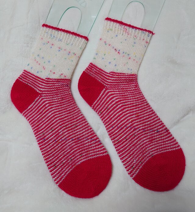 手編み靴下 opal × Schöller+Stahl fortissma