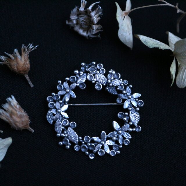 Silber brooch「Language of flowers」の画像1枚目