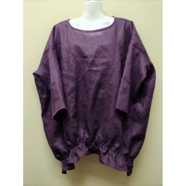 ☆かぼちゃプル◆グレープ　フリーサイズ◆リネン100％