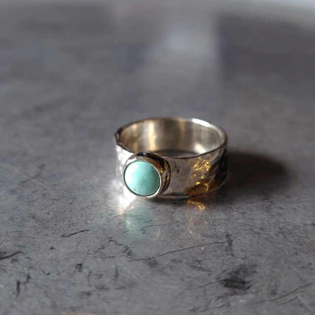 ターコイズシルバーリング#10.5