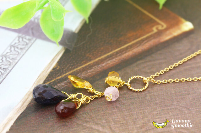 【専用】アメジスト ラピス ガーネット ネックレス オーダー 6272402009_4.jpg