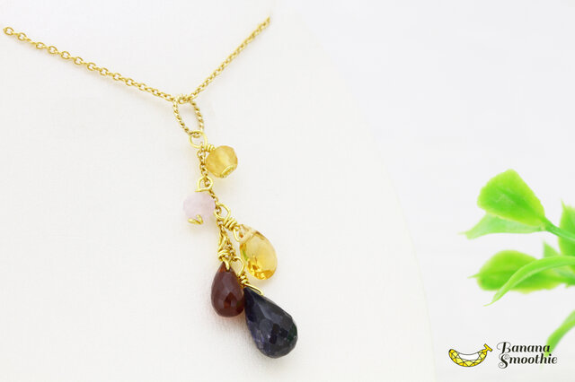 ℕページ】14Kgf❩ 素敵✧*タンブルカービングアメジストのブレスレット