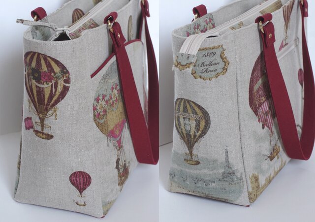 France＊フランスリネン～Butterfly＆倉敷帆布生地～ファスナー付ショルダーバッグ・リュックにも◎ハンドメイド Stof France. Butterfly Toile Natural 58 Inches Wide LINEN - Etsy