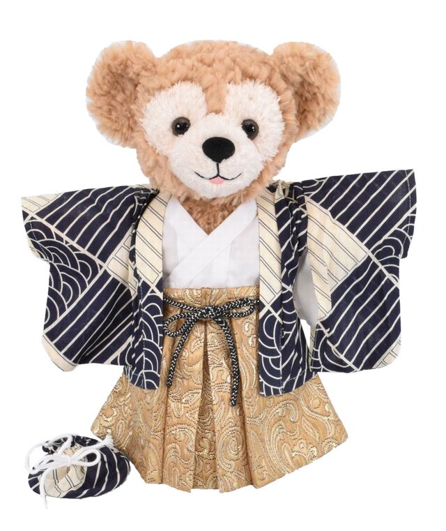 ダッフィー 着せ替え コスチューム 巾着付 羽織袴セット No.52 本体無 SSサイズ用 送料無料