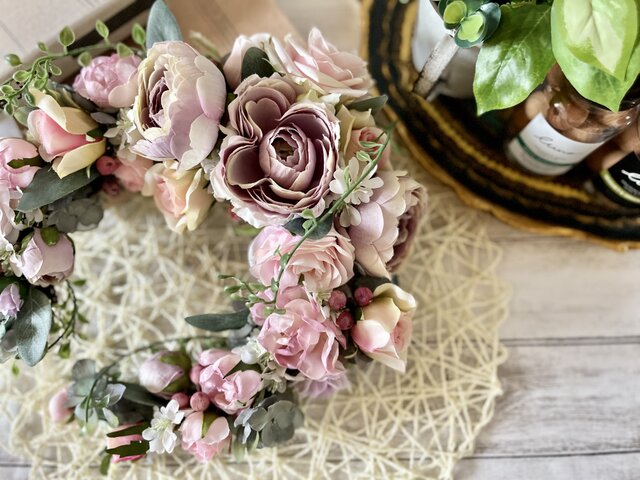 アンティークローズの三日月リース クレッセントリース ✨クレッセント