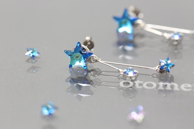 Melody Accessory イヤリング ピアス 日本製 K18GP 和風 和柄