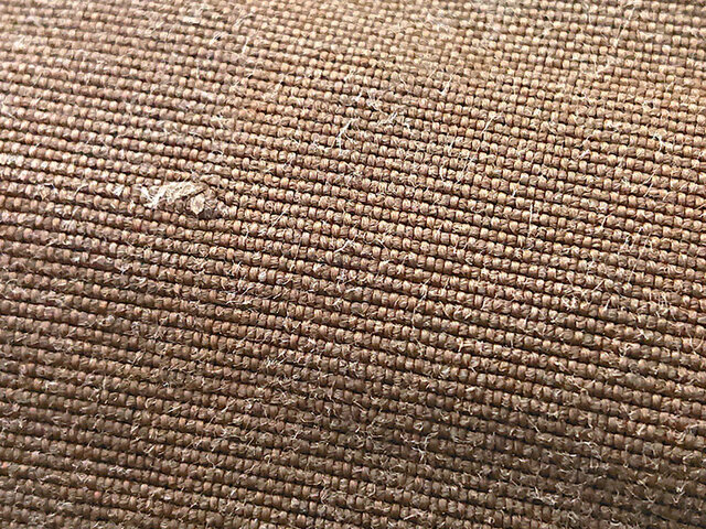 s0070 酒袋 あめ色 しっかりした厚手木綿 / 古布 古裂 | iichi 日々の