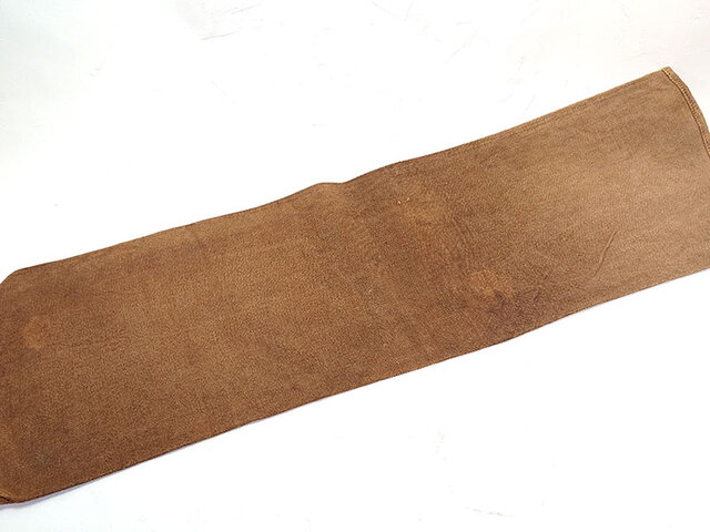 s0071 酒袋 あめ色 しっかりした厚手木綿 / 古布 古裂 | iichi 日々の