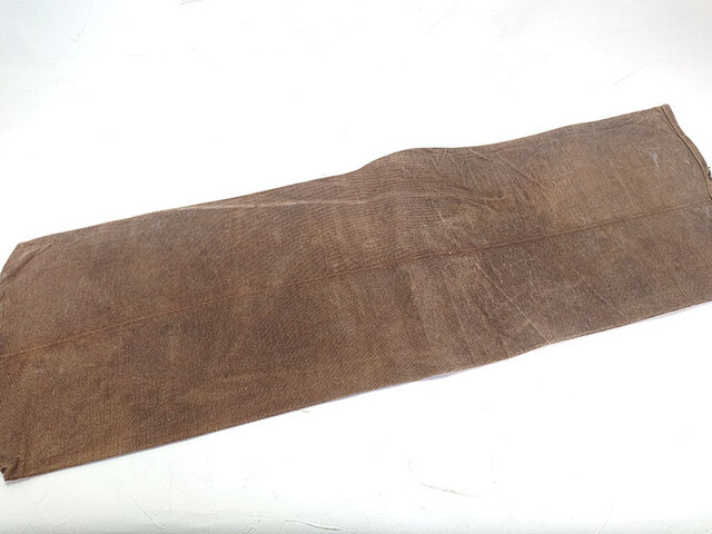 s0074 酒袋 あめ色 しっかりした厚手木綿 / 古布 古裂 | iichi 日々の